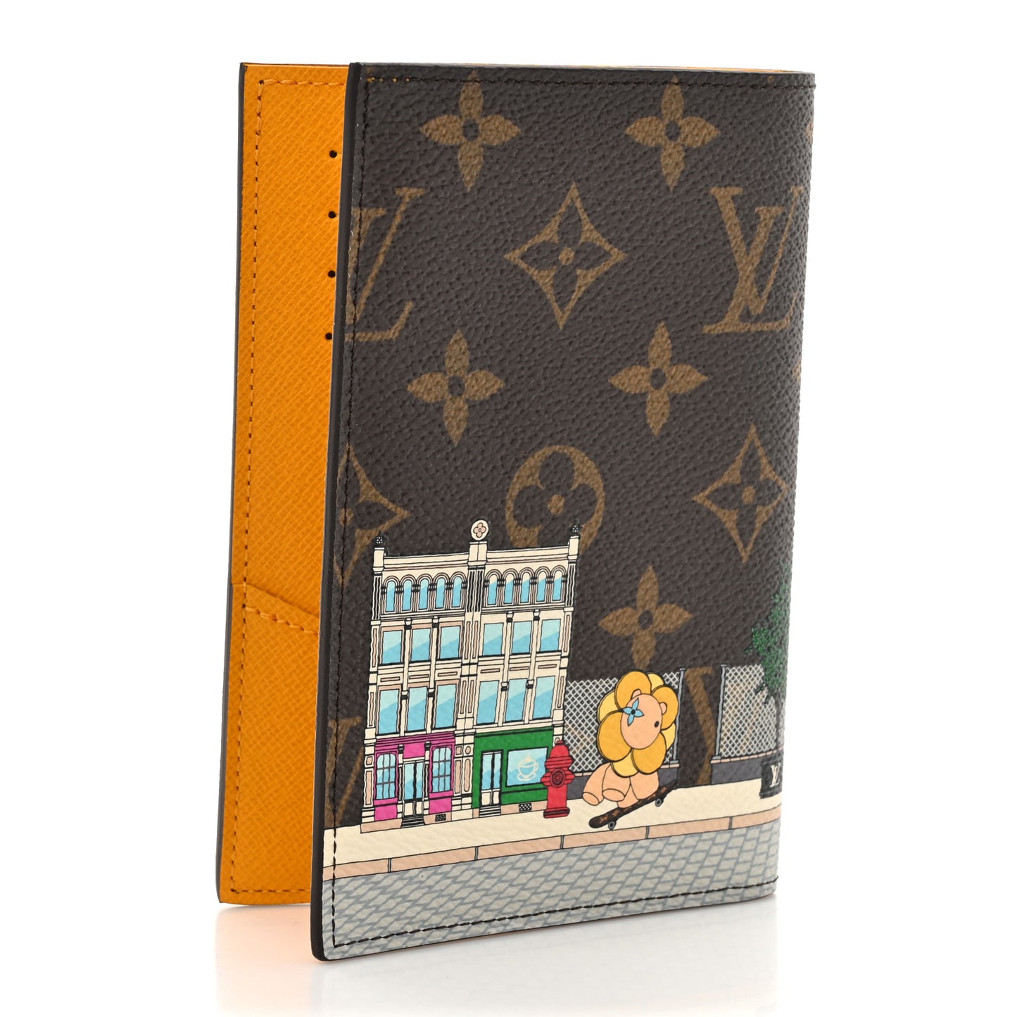 Monogram 2022 Christmas Animation New York Soho Passport Cover Yellow