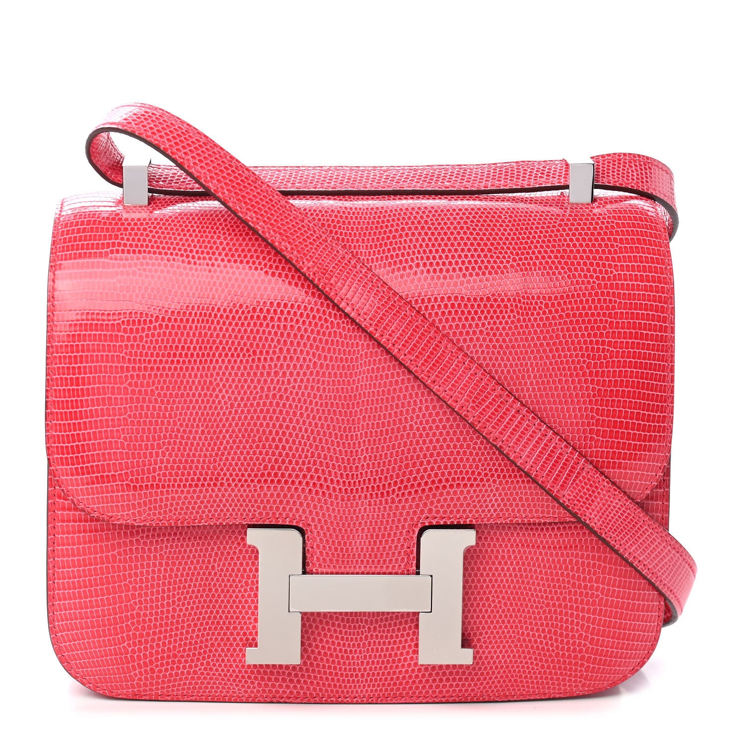 Hermes Niloticus Lizard Constance 24 Rose Extreme 1 of 9