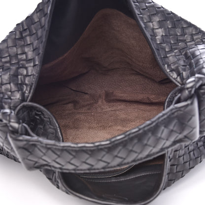 Bottega Veneta Nappa Intrecciato Sloane Hobo Black 5 of 10