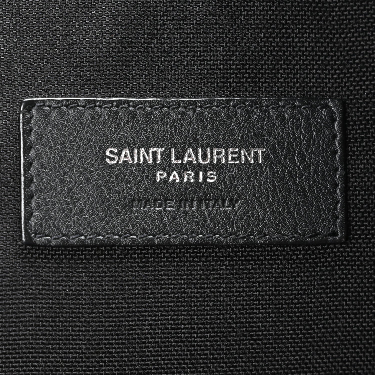 Saint Laurent Canvas Cit-E Backpack Black 6 of 11
