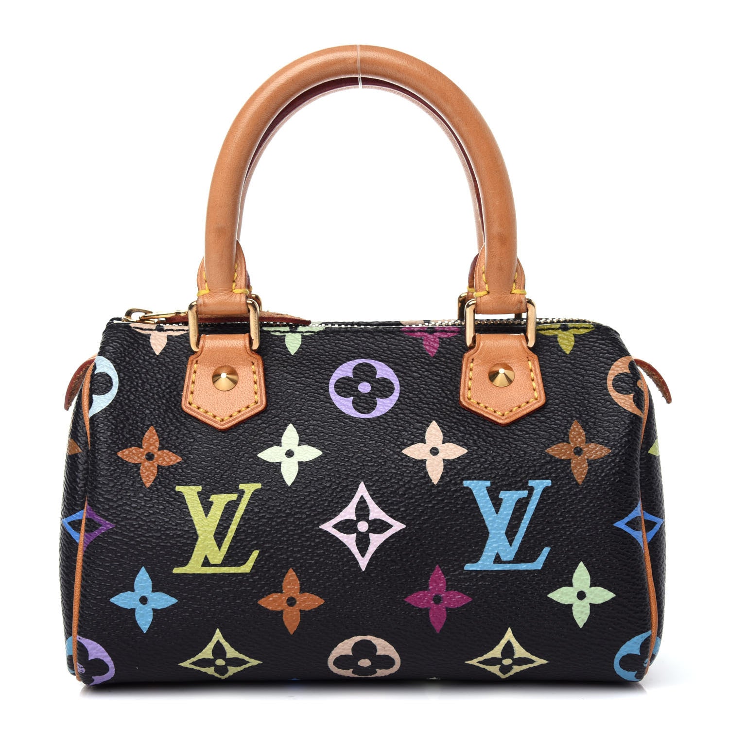 Louis Vuitton Monogram Multicolor Mini Sac HL Speedy Black 1 of 6