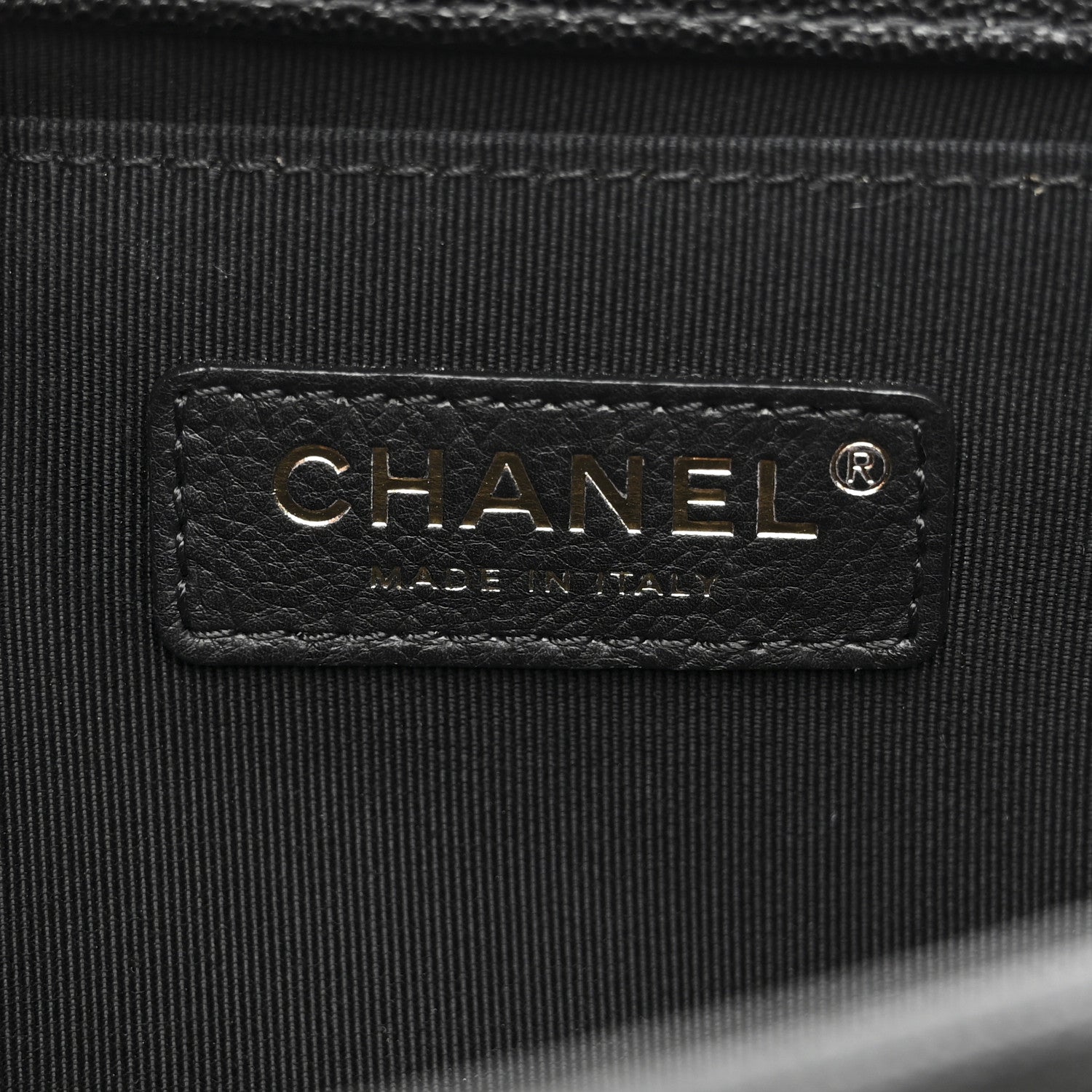 Chanel Caviar Chevron Quilted Medium Boy Flap Black 6 of 10