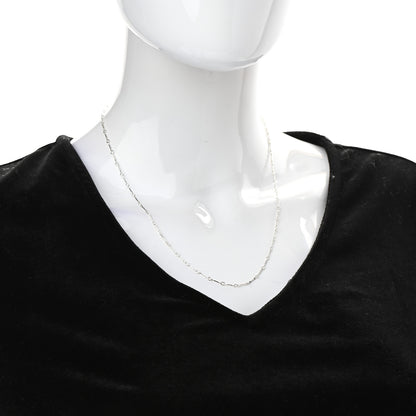 Tiffany Sterling Silver Ziegfeld Bar Chain Necklace 2 of 6