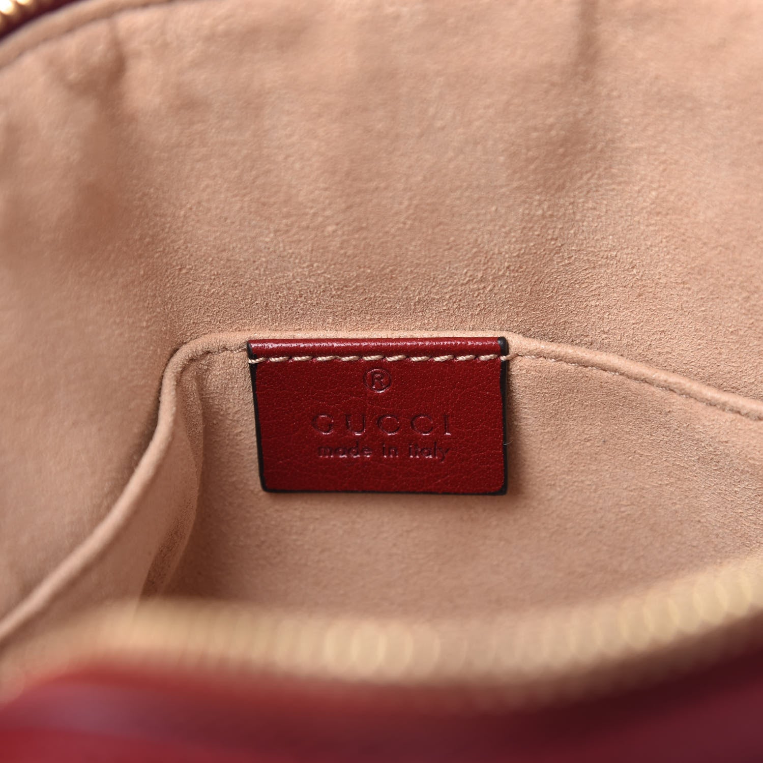 Gucci Suede Calfskin Web Small Ophidia Dome Shoulder Bag New Blue Romantic Cherry 8 of 10