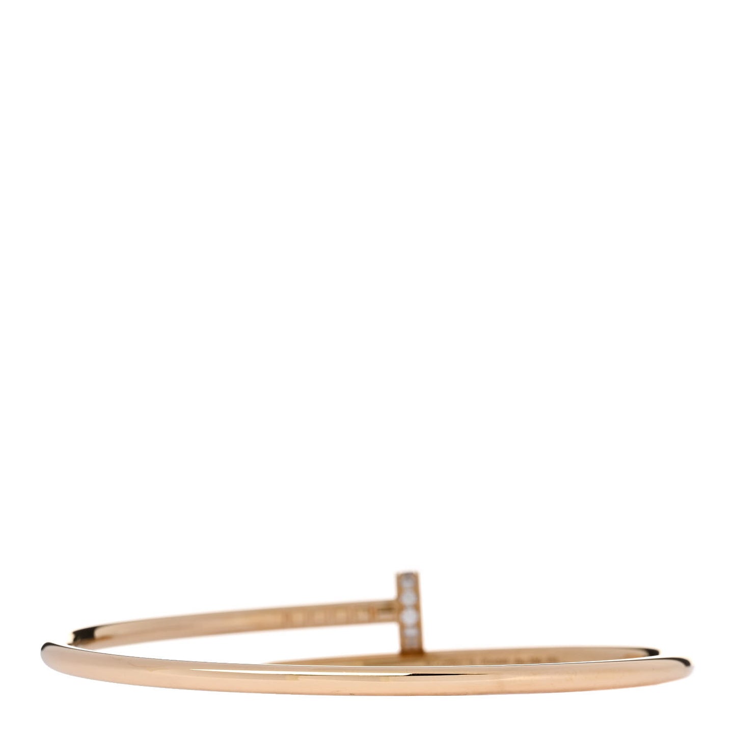 18K Yellow Gold Diamond Small Juste Un Clou Bracelet 15