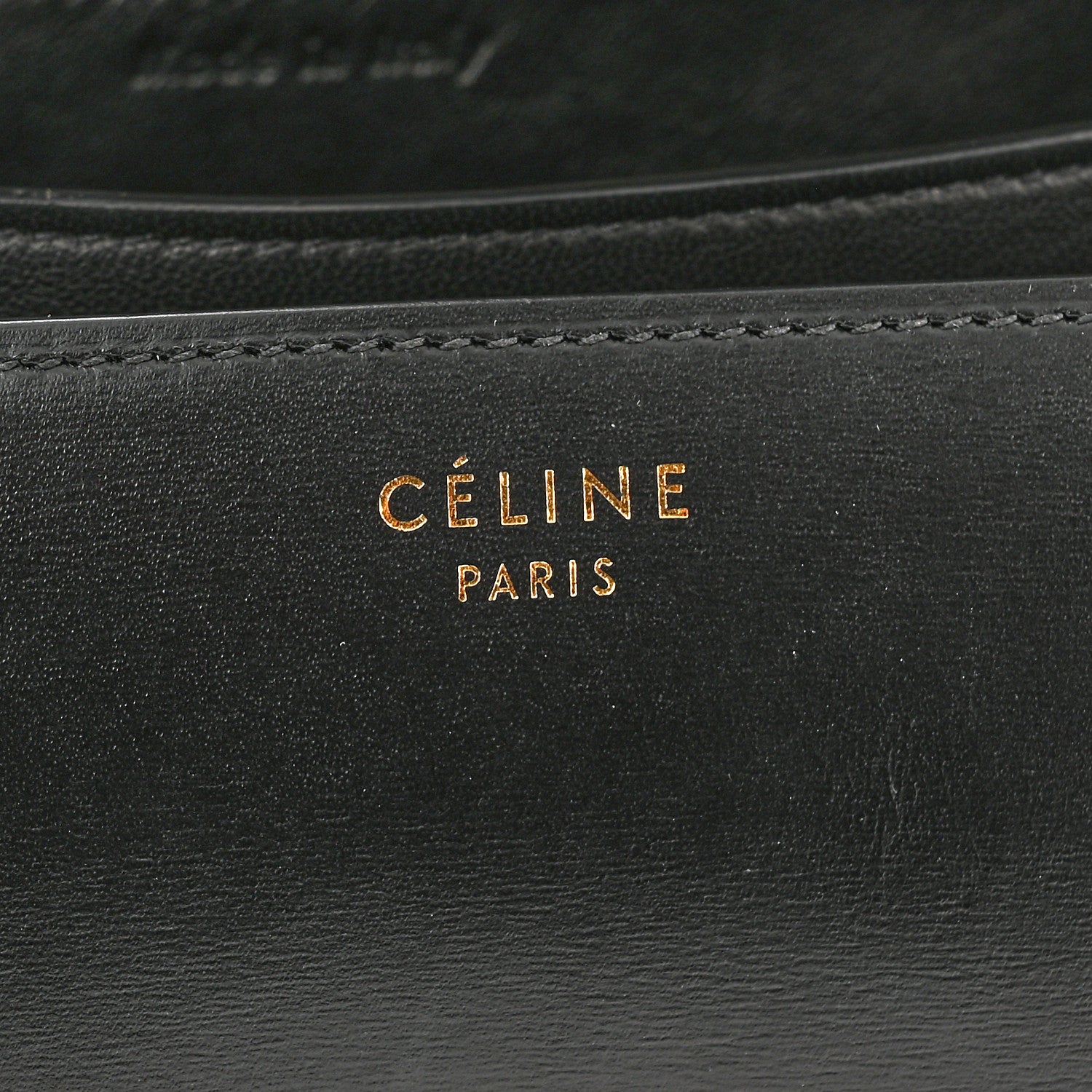 Celine Box Calfskin Medium Classic Box Flap Bag Black 6 of 11