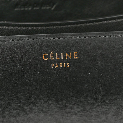 Celine Box Calfskin Medium Classic Box Flap Bag Black 6 of 11