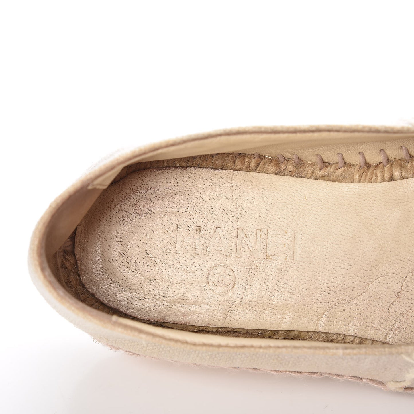 Toile CC Espadrilles 38 Beige Black