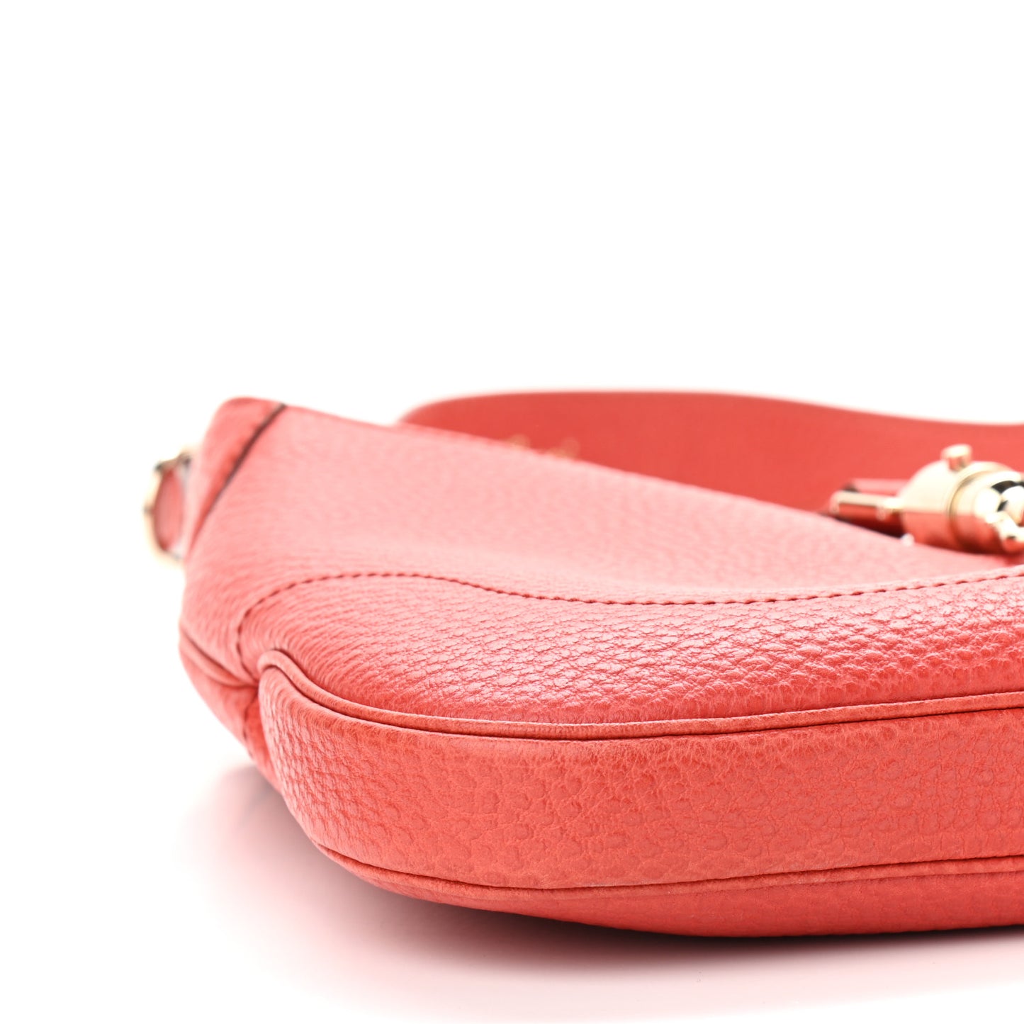 Calfskin Small Jackie O Hobo Dark Orange