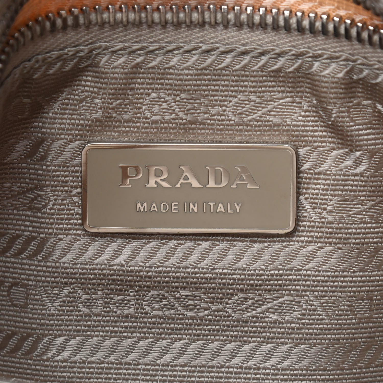 Prada Tessuto Nylon Legno Ombre Shoulder Bag Brown 8 of 11