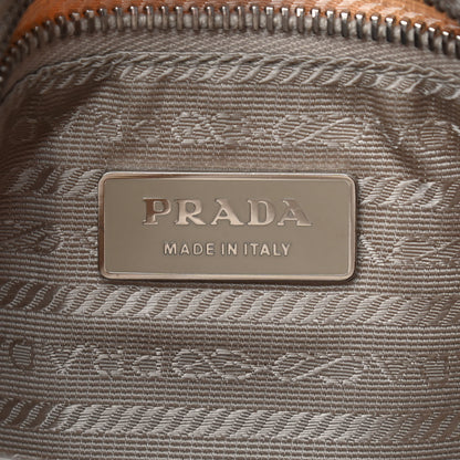 Prada Tessuto Nylon Legno Ombre Shoulder Bag Brown 8 of 11