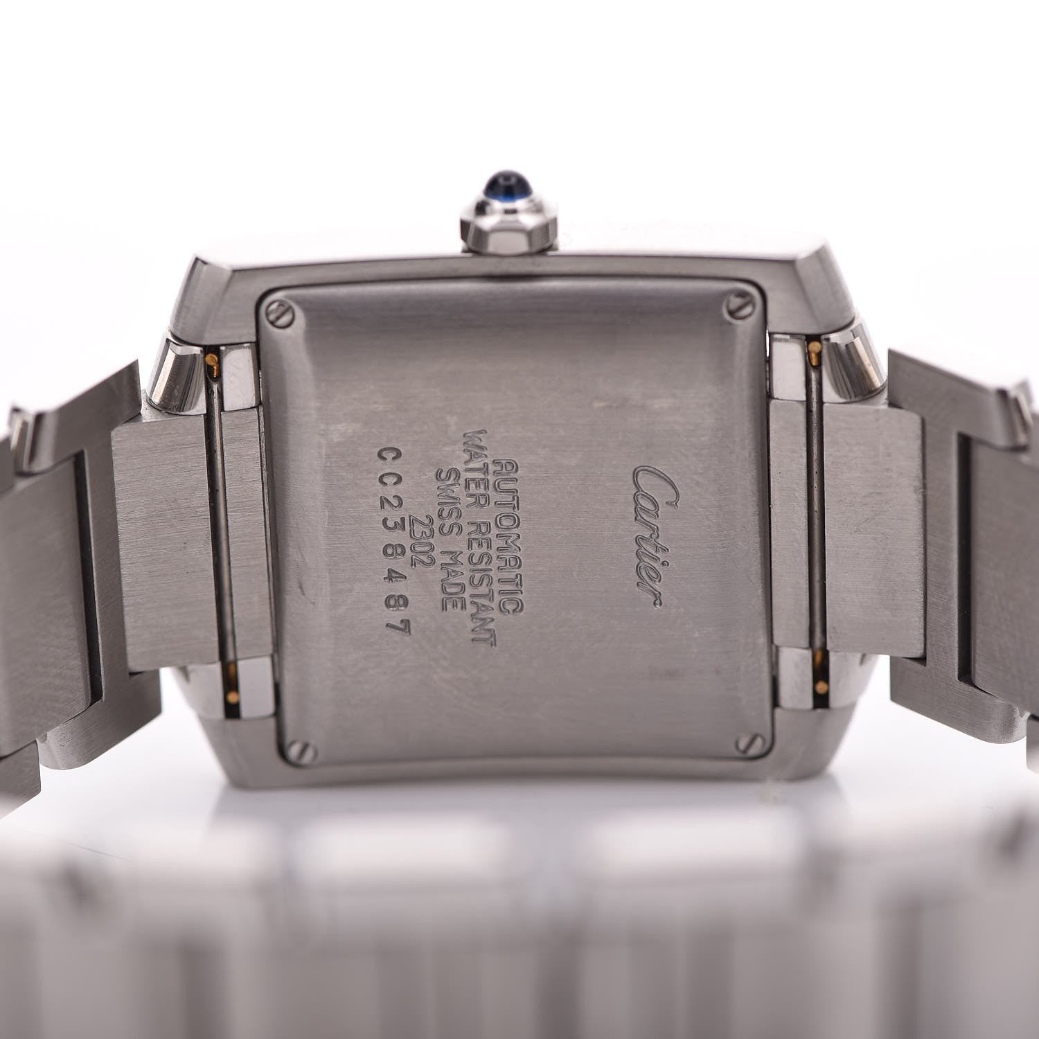 Cartier Stainless Steel 28mm Tank Francaise Automatic Watch 5 of 6