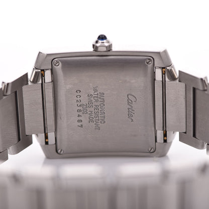 Cartier Stainless Steel 28mm Tank Francaise Automatic Watch 5 of 6