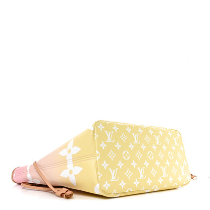 Louis Vuitton Monogram Giant By The Pool Neverfull MM Light Pink 3 of 8