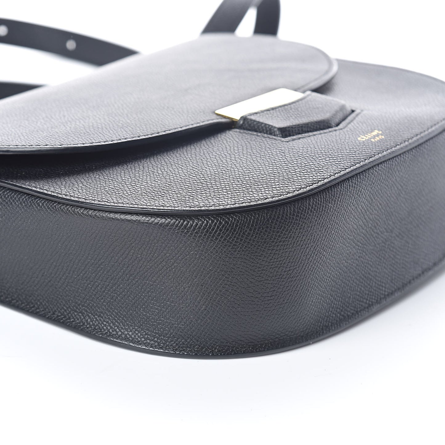 Grained Calfskin Compact Trotteur Black