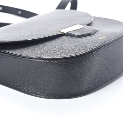 Celine Grained Calfskin Compact Trotteur Black 7 of 8