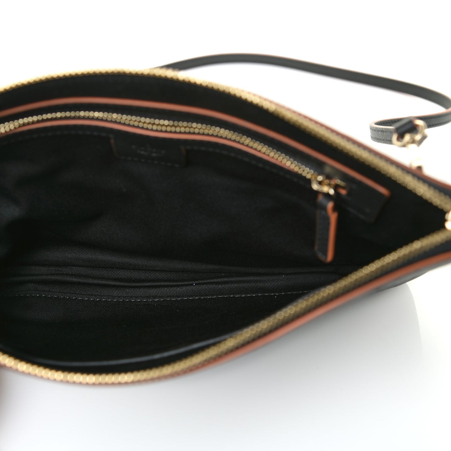 Calfskin Monogram Klara Crossbody Pouch Black