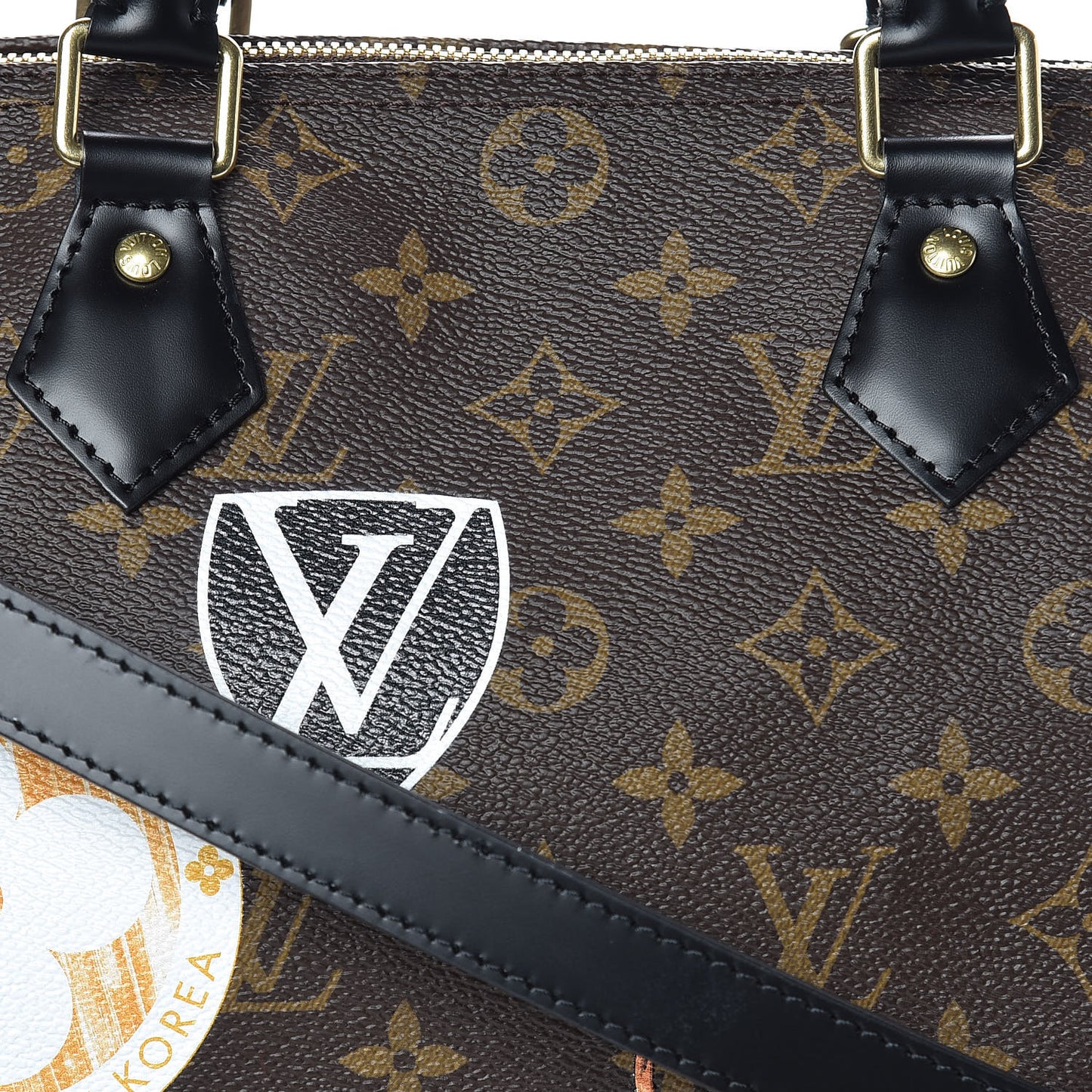 Monogram My World Tour Speedy Bandouliere 30 Black