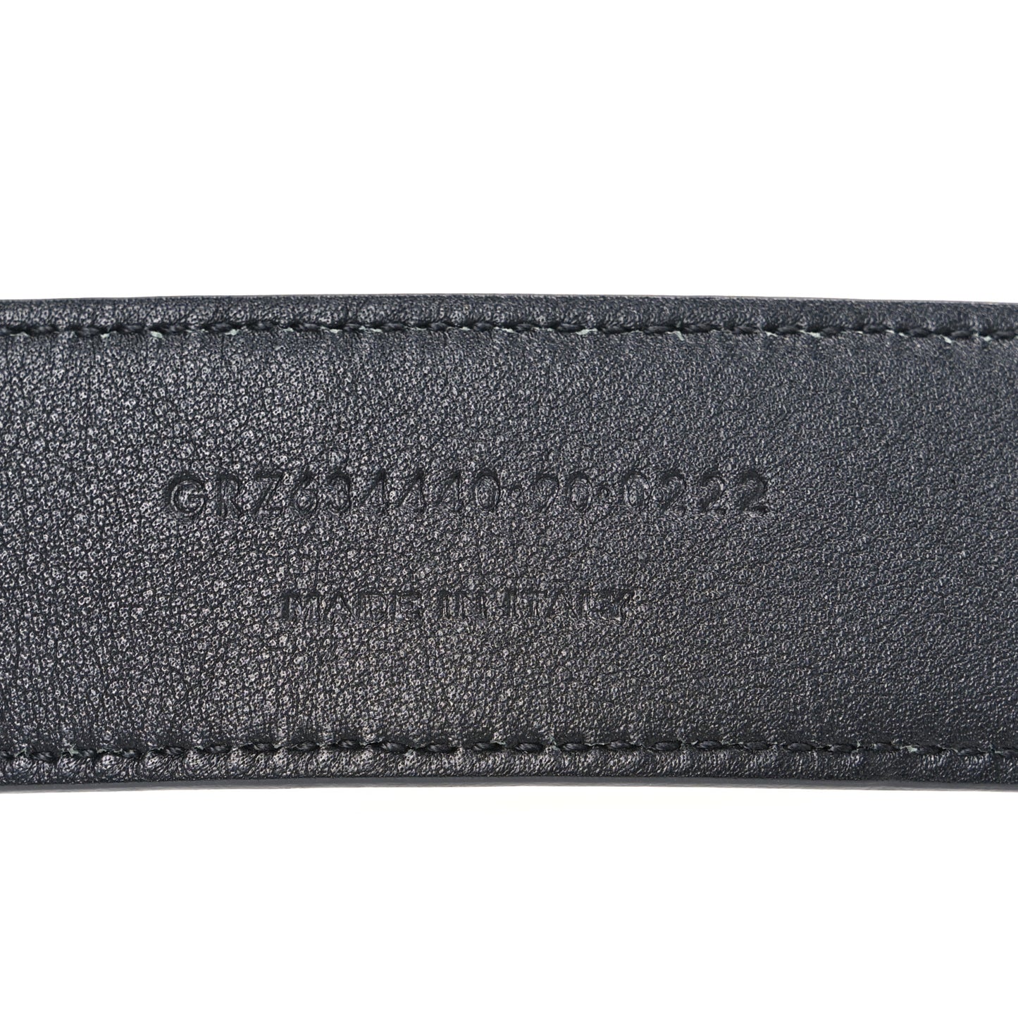 Grained Calfskin Monogram Cassandre Square Buckle Belt  90 36 Black