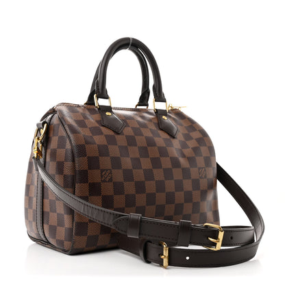 Louis Vuitton Damier Ebene Speedy Bandouliere 25 3 of 9