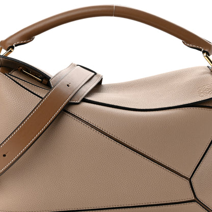 Loewe Grained Calfskin Medium Puzzle Bag Sand Mink 7 of 9