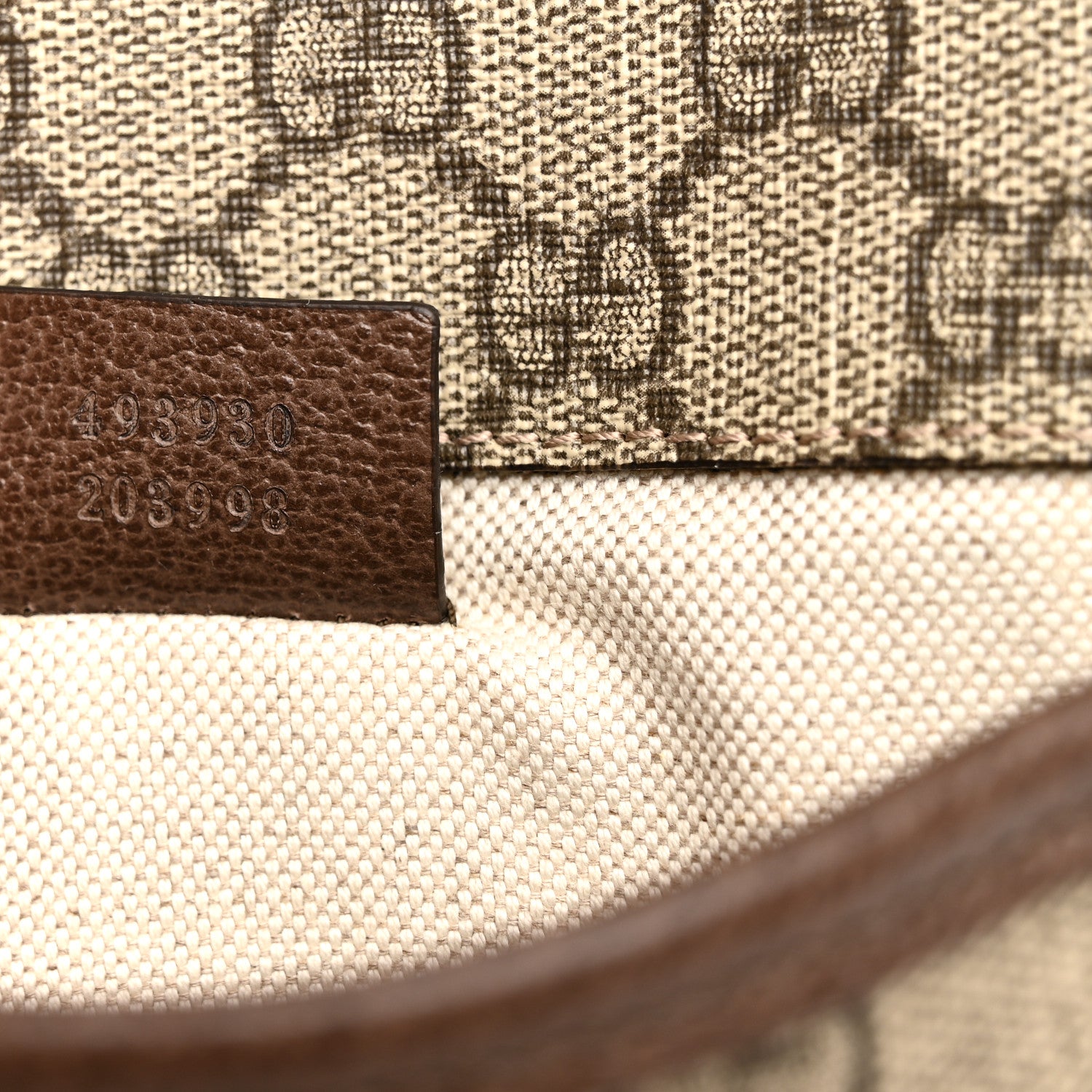 Gucci GG Supreme Monogram Neo Vintage Web Belt Bag Brown 8 of 11
