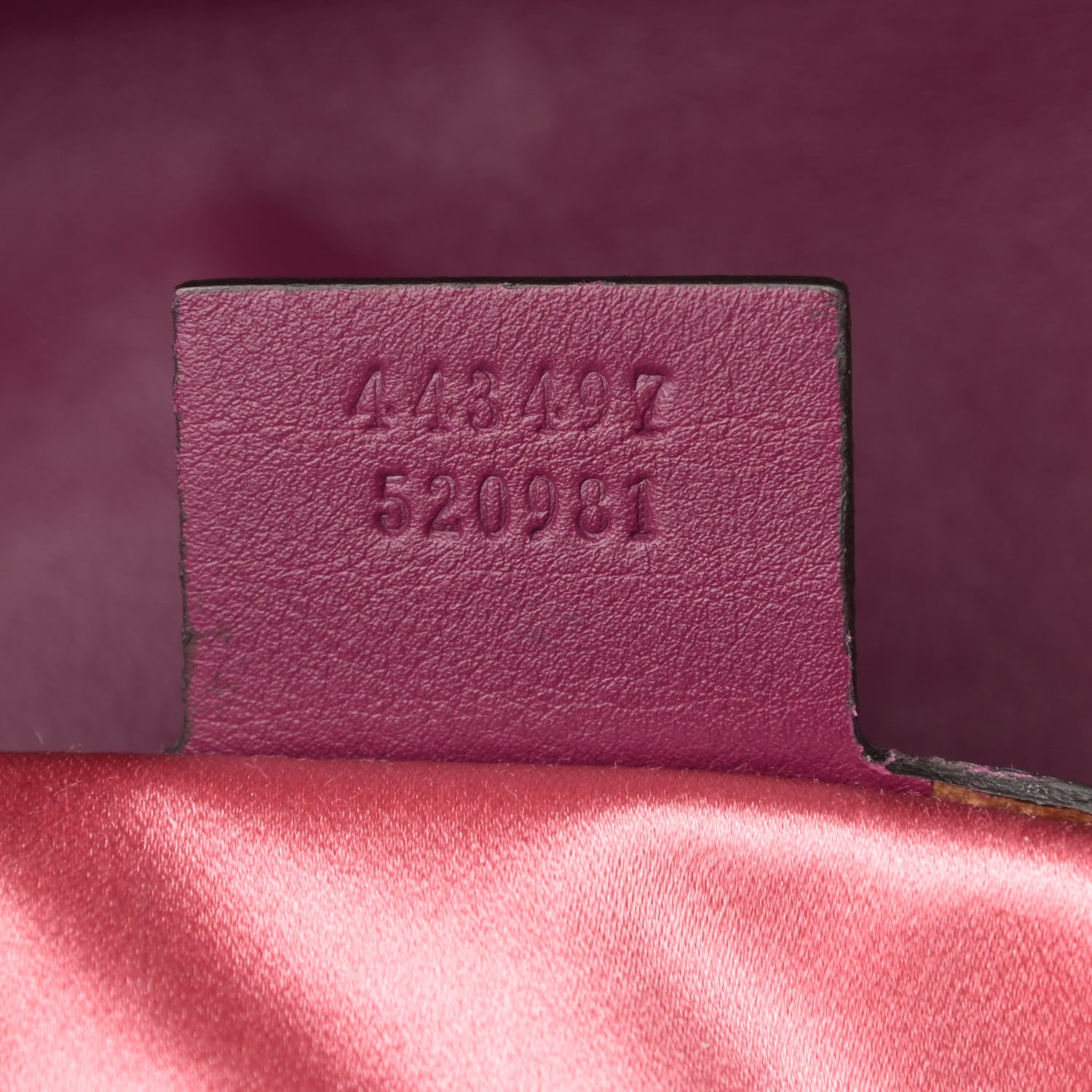 Gucci Velvet Matelasse Small GG Marmont Shoulder Bag Fuchsia Violet Cyclamen 7 of 17