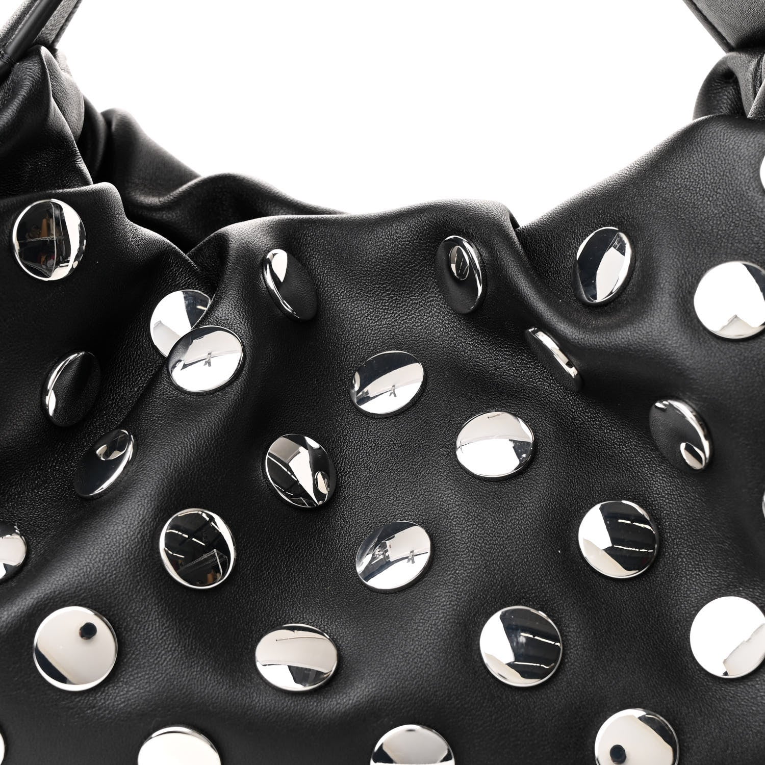 3.1 Phillip Lim Sheepskin Studded Mini Origami Bag Black 1757005