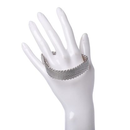 Tiffany Sterling Silver Somerset Mesh Bracelet 2 of 5