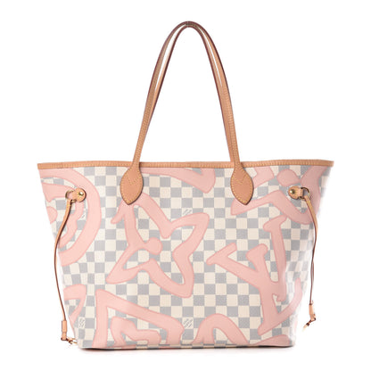 Louis Vuitton Damier Azur Tahitienne Neverfull MM 1 of 11