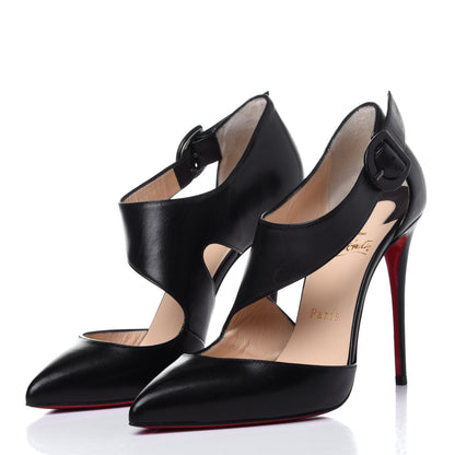 Christian Louboutin Nappa Sharpeta 100 Pumps 38 Black 3 of 10