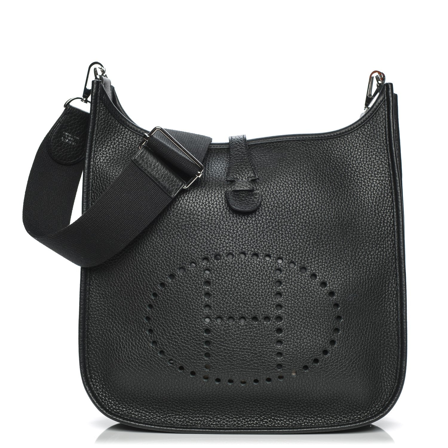 Hermes Taurillon Clemence Evelyne III PM Black 1 of 8