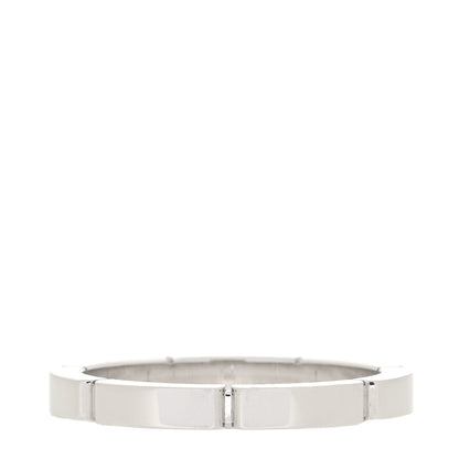 Cartier 18K White Gold 2.5mm Maillon Panthere Wedding Band Ring 57 8 3 of 4