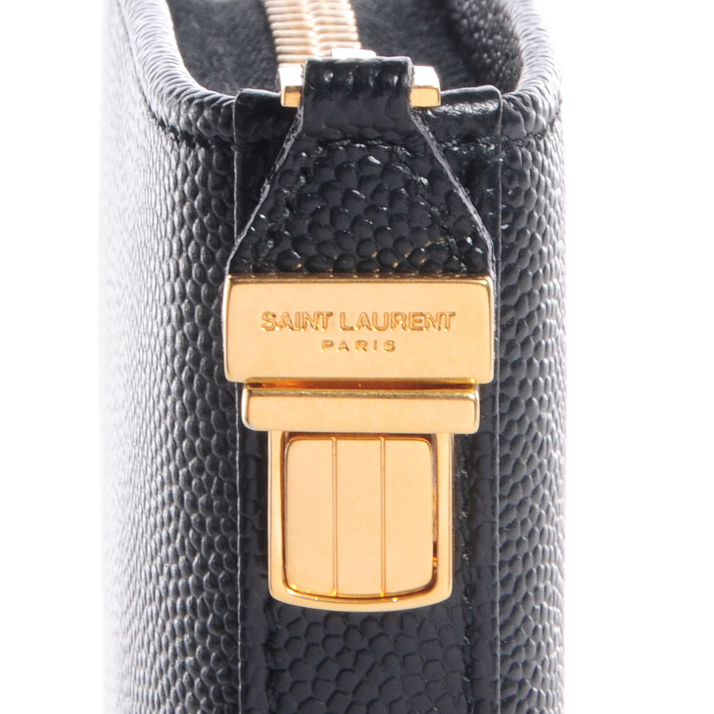 Grain De Poudre Classic Zip Around Wallet Nero Black