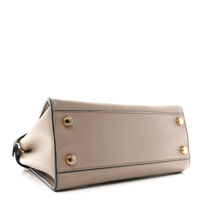 Fendi Tahiti Burro Medium Peekaboo Iconic Essentially Satchel Tortora Black 4 of 11