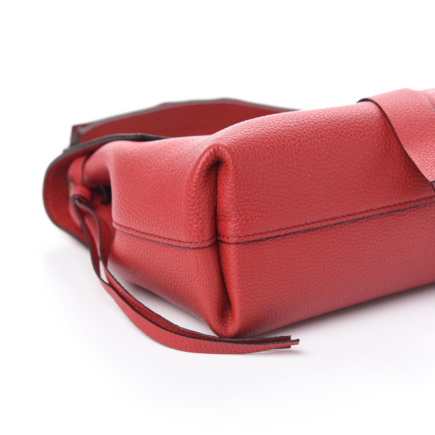 Calfskin Small VRing Chain Shoulder Bag Red
