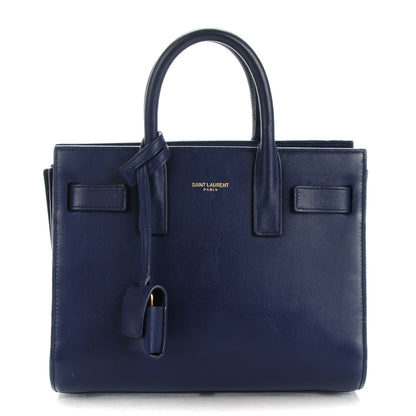 Saint Laurent Calfskin Nano Sac De Jour Dark Blue 1 of 6