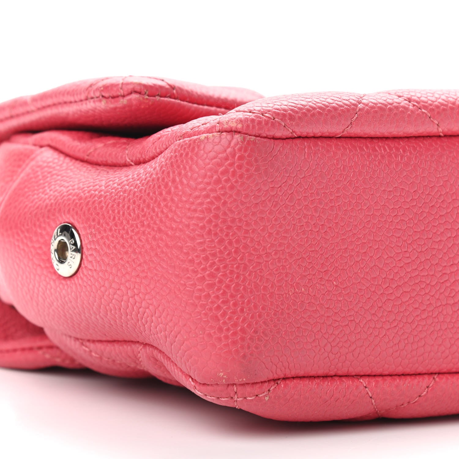 Chanel Caviar Quilted Medium Easy Flap Coral 9 of 13
