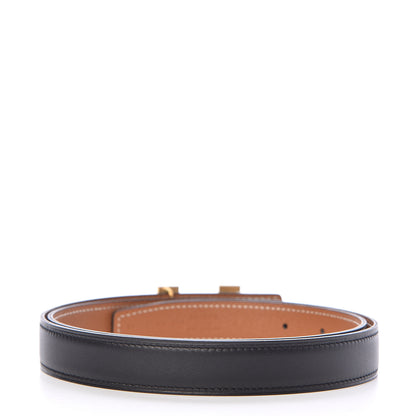 Hermes Swift Epsom 24mm Mini Constance H Belt 90 Black Gold 3 of 7