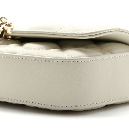 Christian Dior Lambskin Cannage Dior Talk Phone Pouch Latte 10 of 12