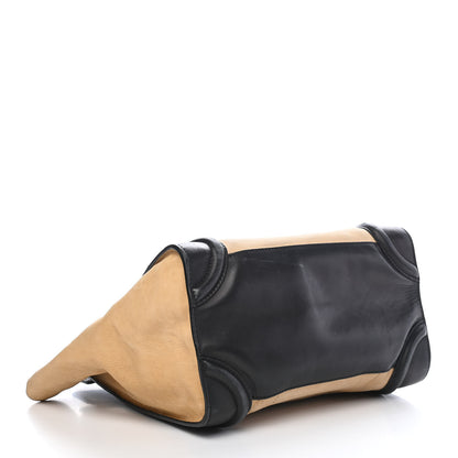 Celine Nubuck Elephant Calfskin Mini Luggage Navy Dune 4 of 11