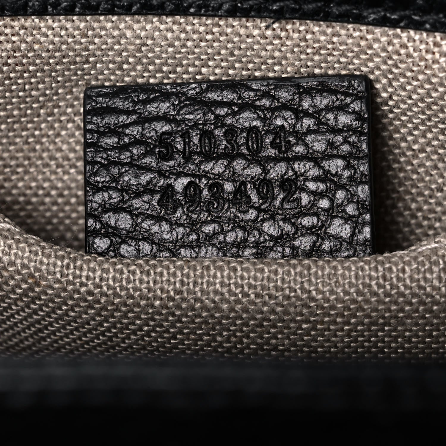 Gucci Dollar Calfskin Small Interlocking G Shoulder Bag Black 7 of 12