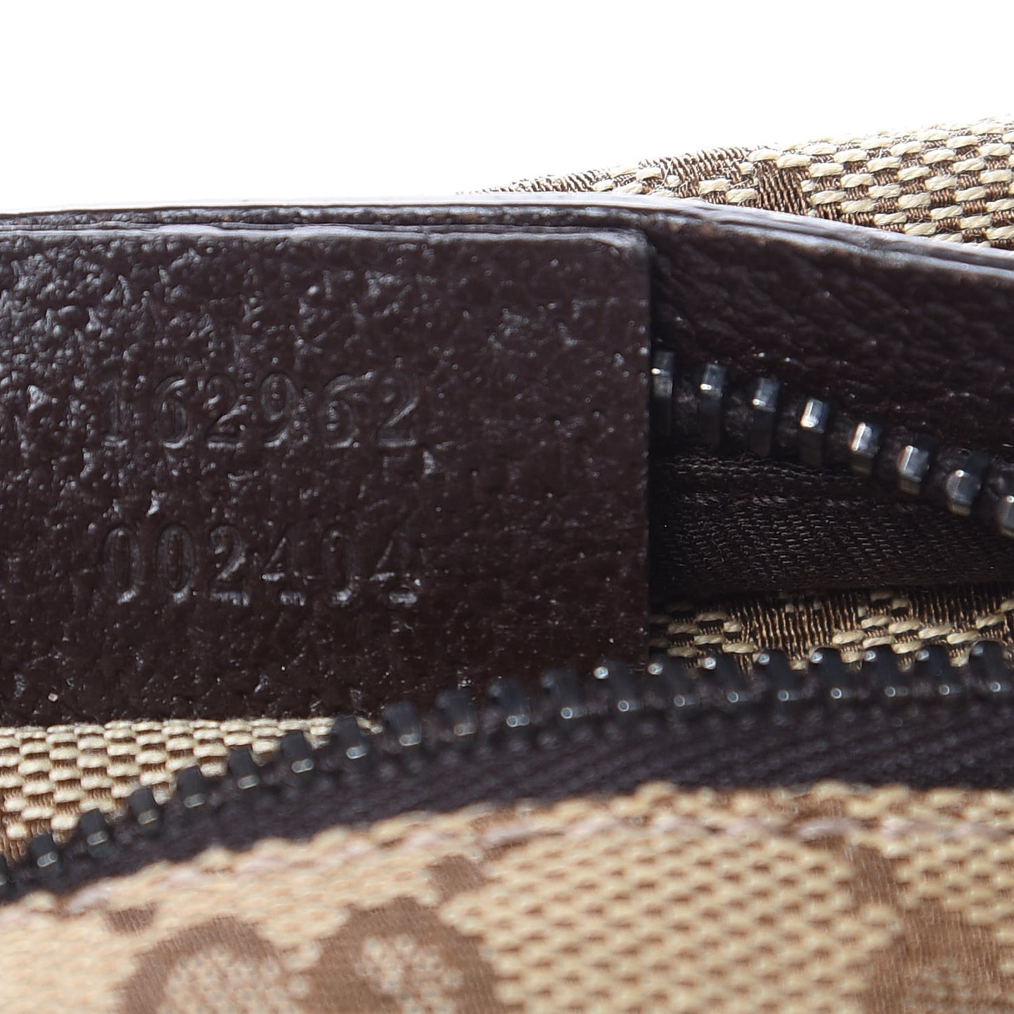 Monogram Web Belt Bag Dark Brown
