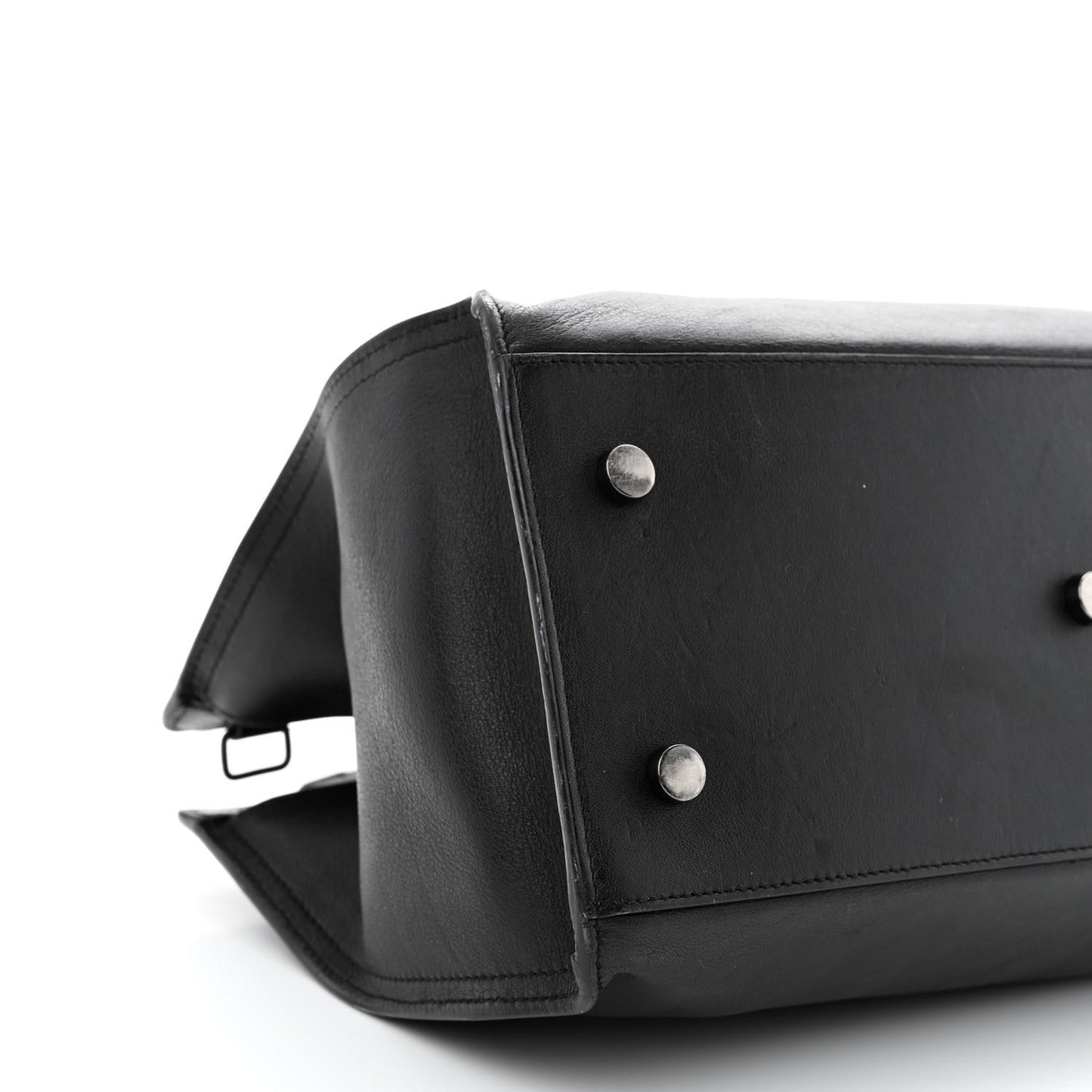 Calfskin Small Monogram Cabas Black