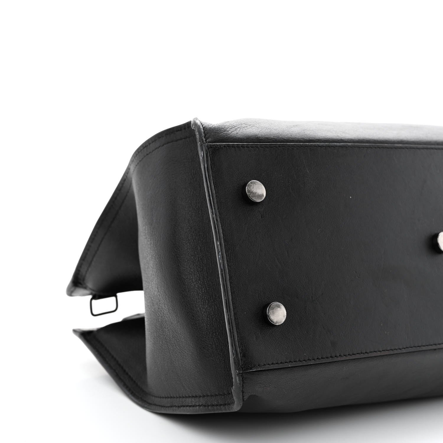 Saint Laurent Calfskin Small Monogram Cabas Black 9 of 17