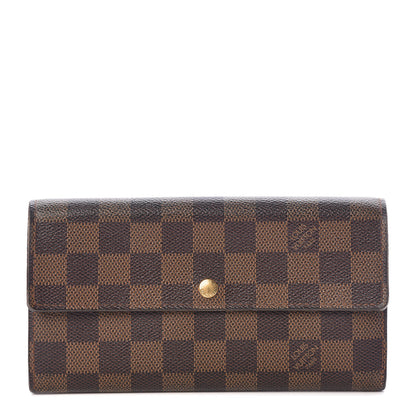 Louis Vuitton Damier Ebene Sarah Wallet 1 of 17