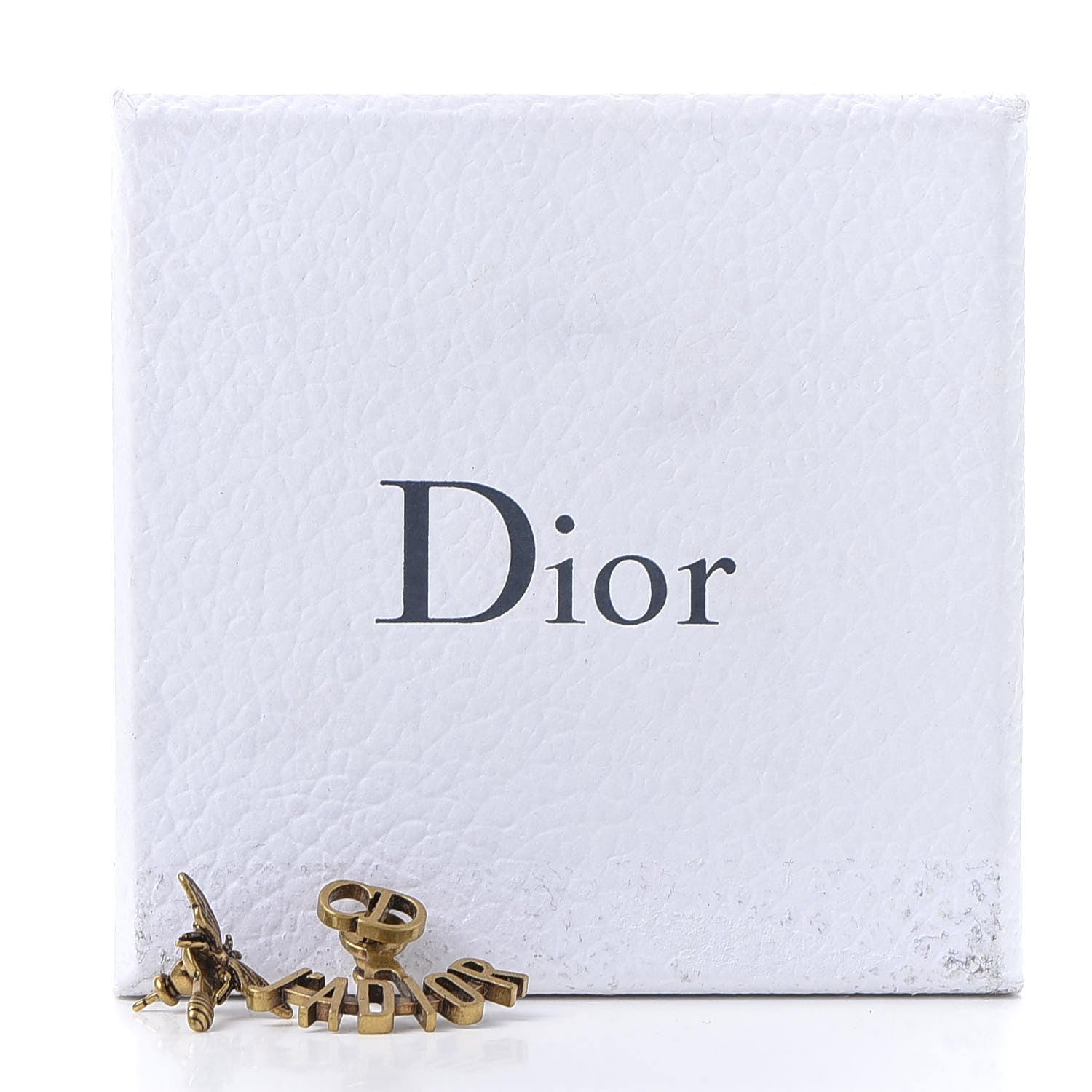 Christian Dior Metal J'Adior Earrings Aged Gold 4 of 4