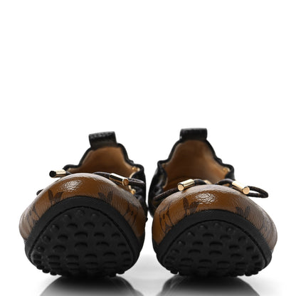Louis Vuitton Monogram Flirty Ballerina Flats 37.5 Black 2 of 8