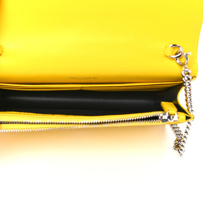 Saint Laurent Grain De Poudre Classic Monogram Kate Tassel Chain Wallet Mimosa 4 of 10
