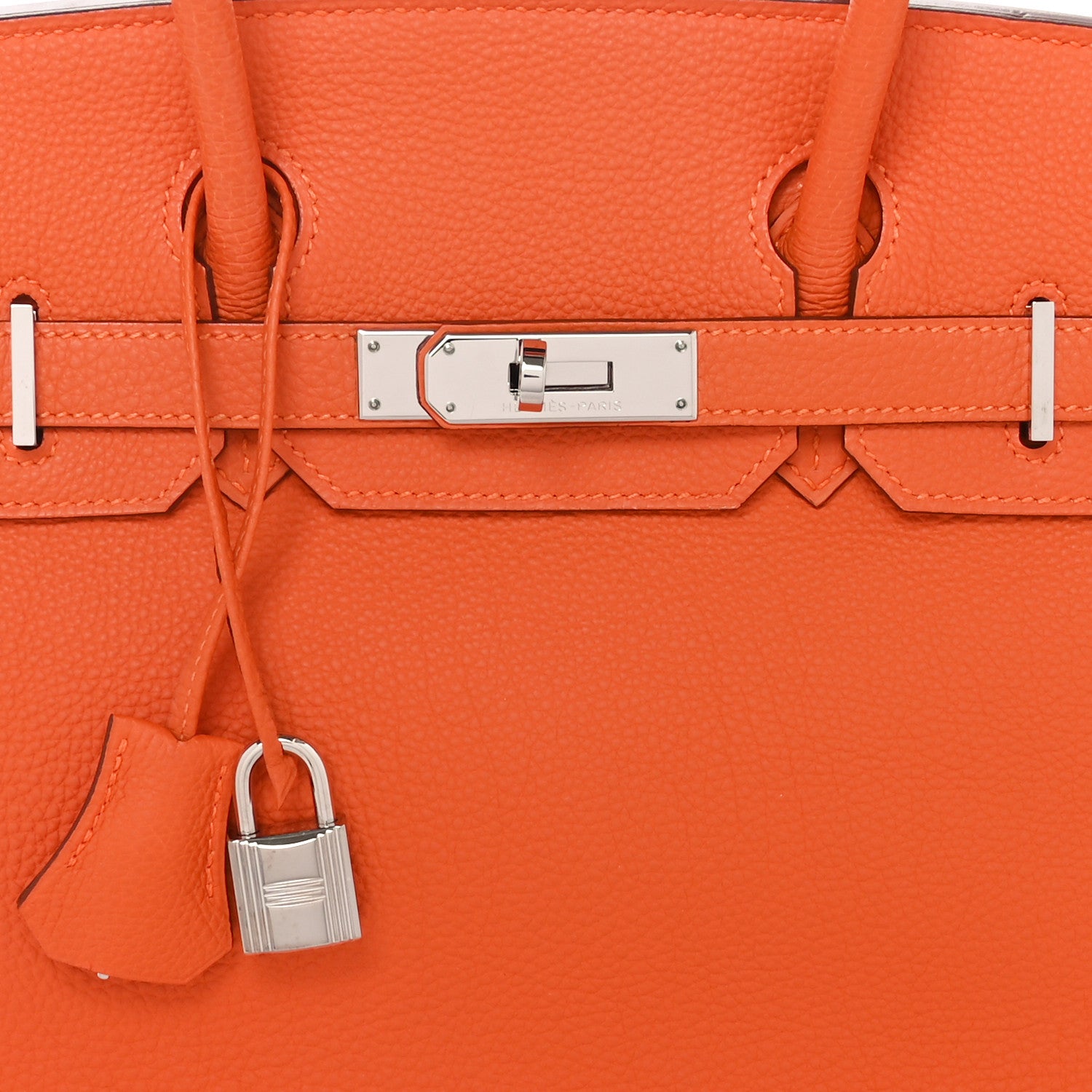 Hermes Togo BIRKIN 30 Orange 8 of 10